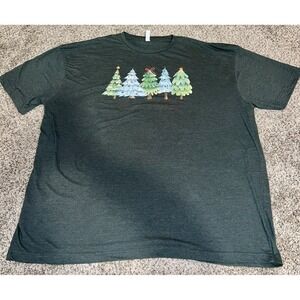 Christmas Tree T‎ Shirt 3X Merry Christmas Ornaments Lights Soft